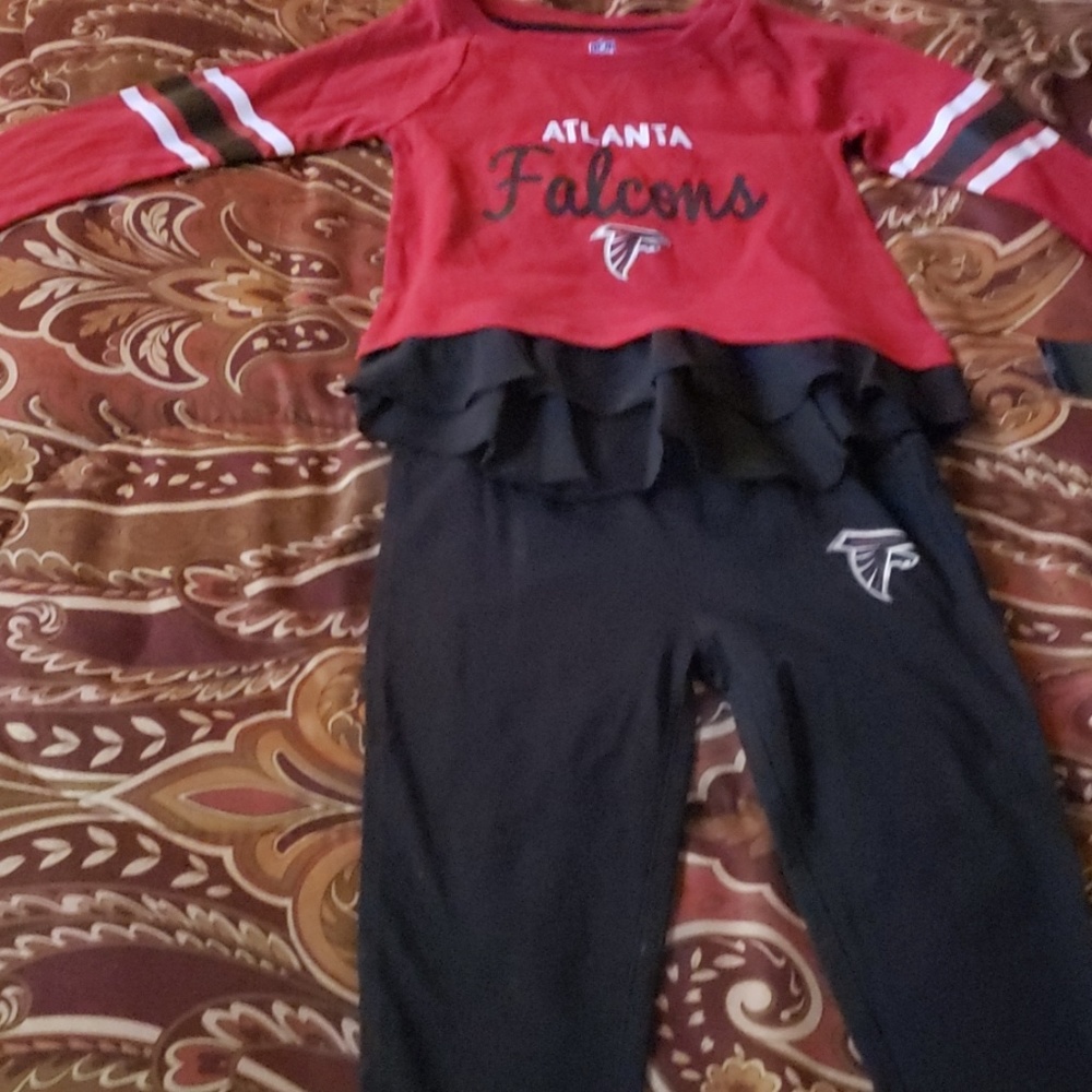 NFL GIRL ATLANTA FALCONS 2PIECE OUTFIT